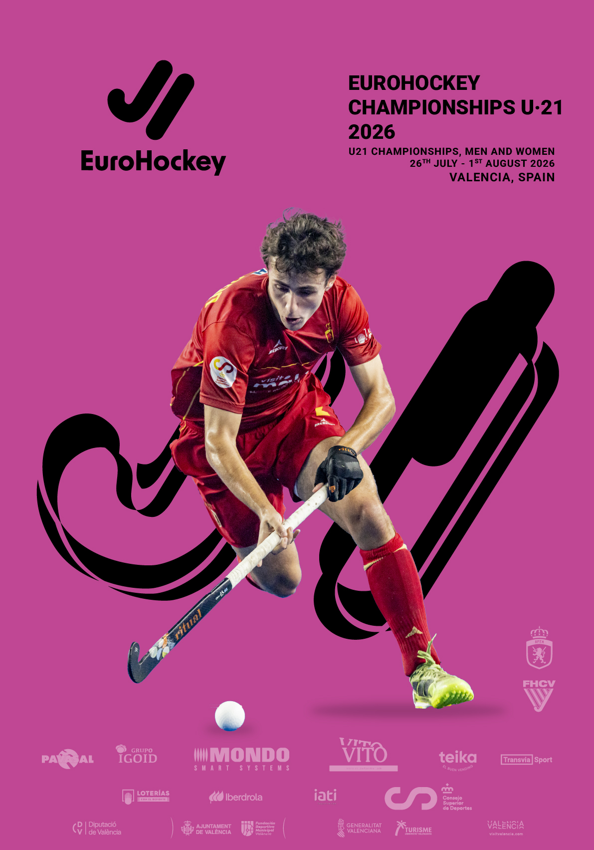 Cartel EuroHockey 2026 MAN